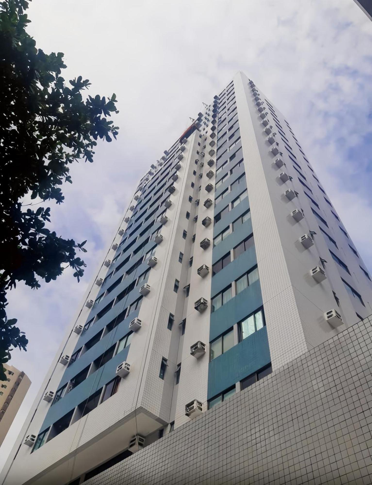 Flat Piscina No Rooftop Aluguel Temporada Em Recife Exterior photo